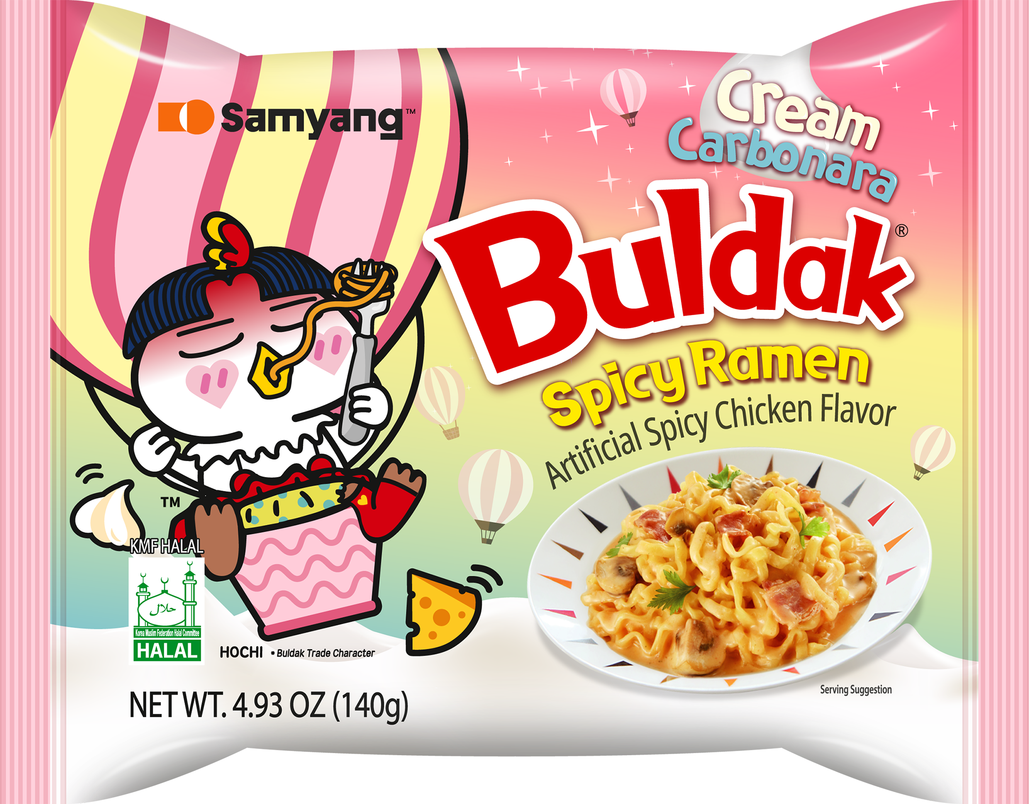 Buldak Ramen Cream Carbonara