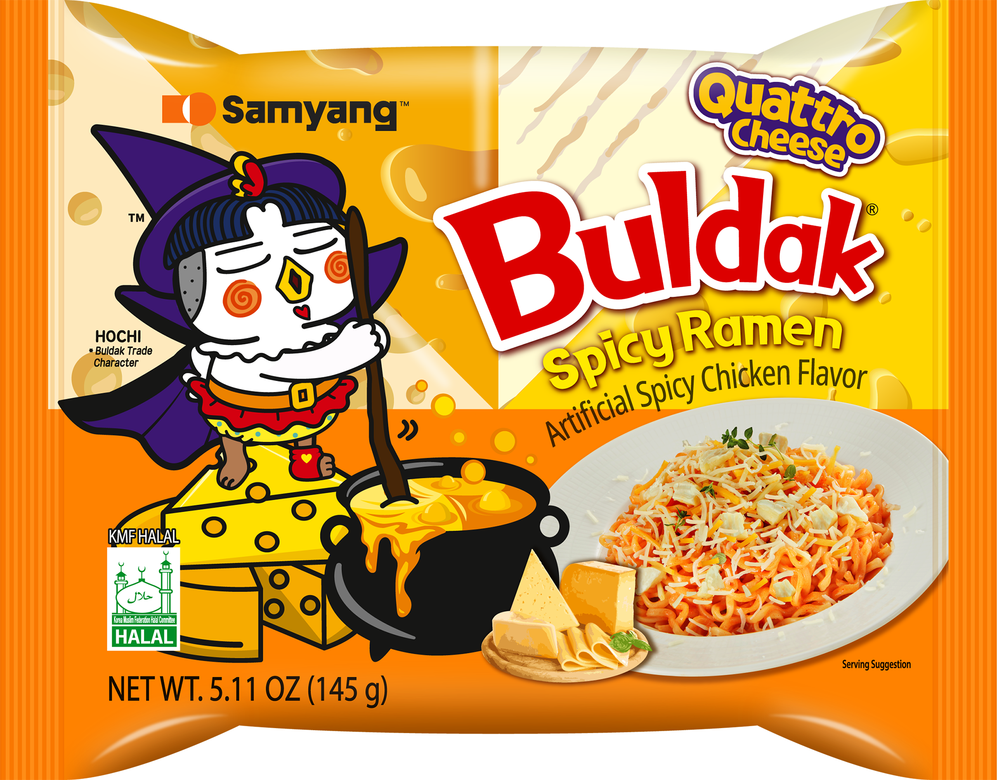 Buldak Ramen Quattro Cheese