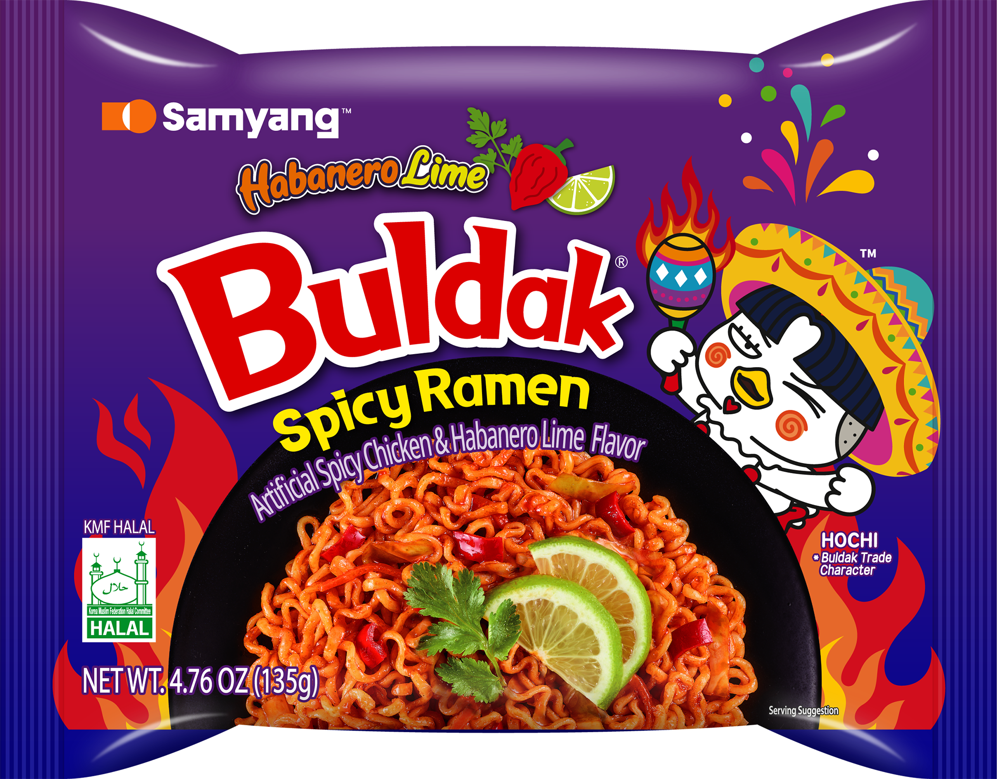 Buldak Ramen Habanero Lime