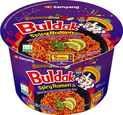 Buldak Ramen Habanero Lime Big Bowl