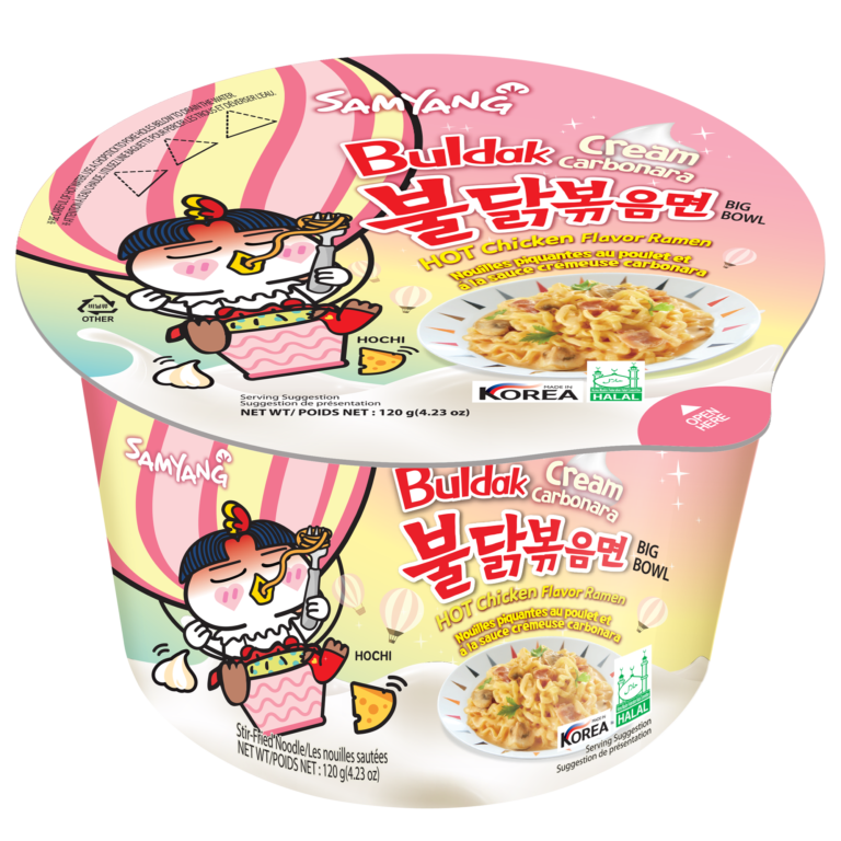 Buldak Ramen Cream Carbonara Big Bowl (120g)