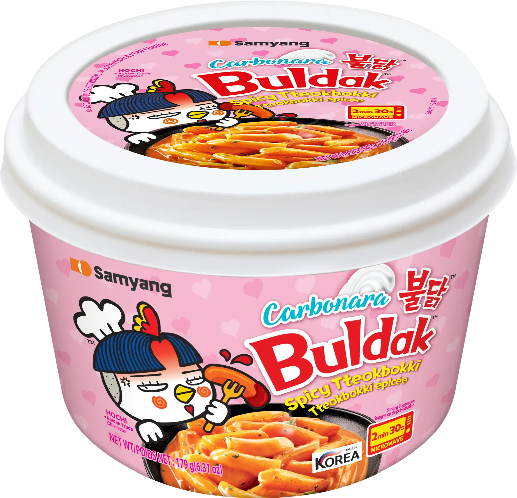 ซัมยัง บูลดัก ฮอต ชิคเก้น ต๊อกโปกี คาโบนาร่า 