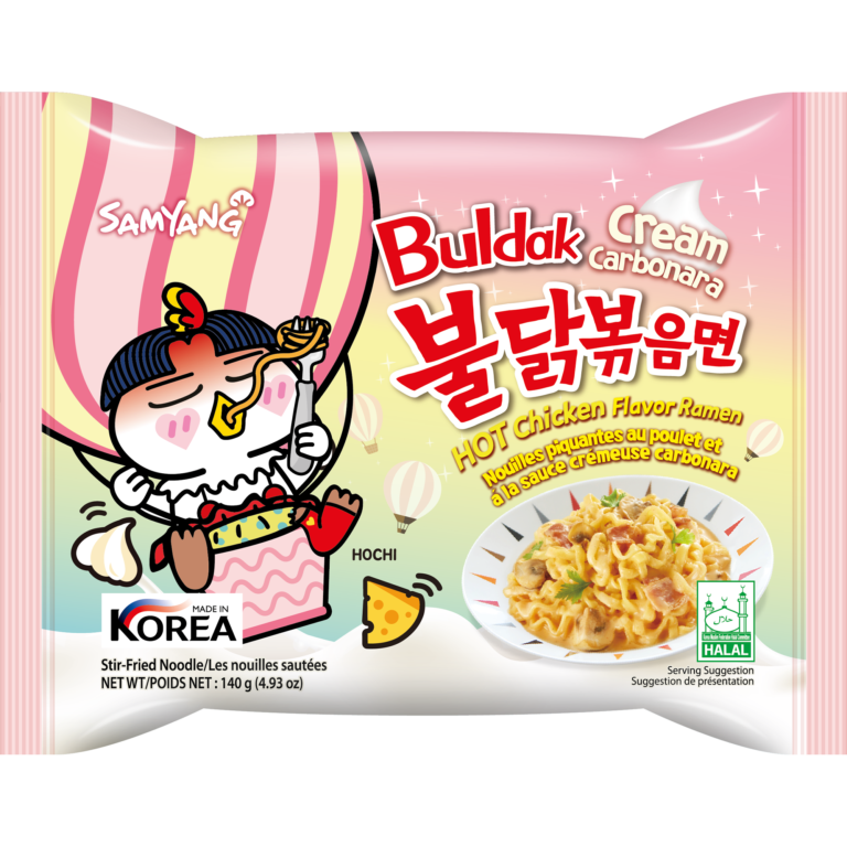 Buldak Spicy Ramen Cream Carbonara 140g
