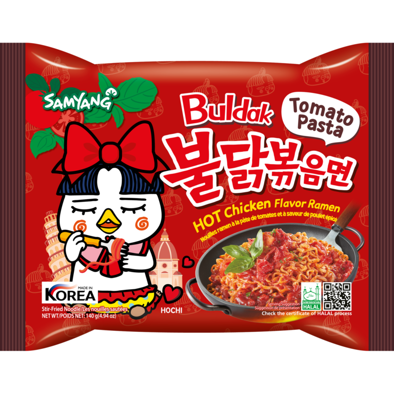Buldak Spicy Ramen Tomato Pasta 140g