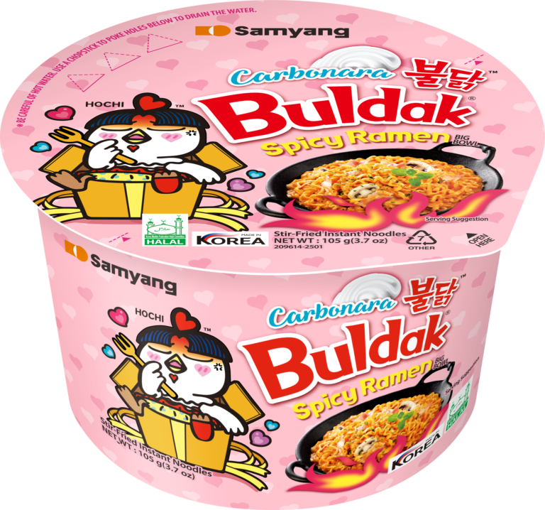Buldak Spicy Ramen Carbonara Big Bowl 105g