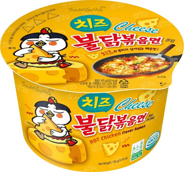 Buldak Spicy Ramen Cheese Big Bowl 105g