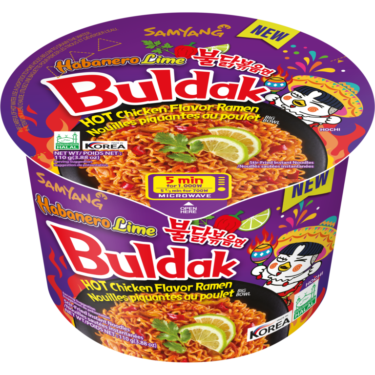 Buldak Spicy Ramen Habanero Lime Big Bowl 110g