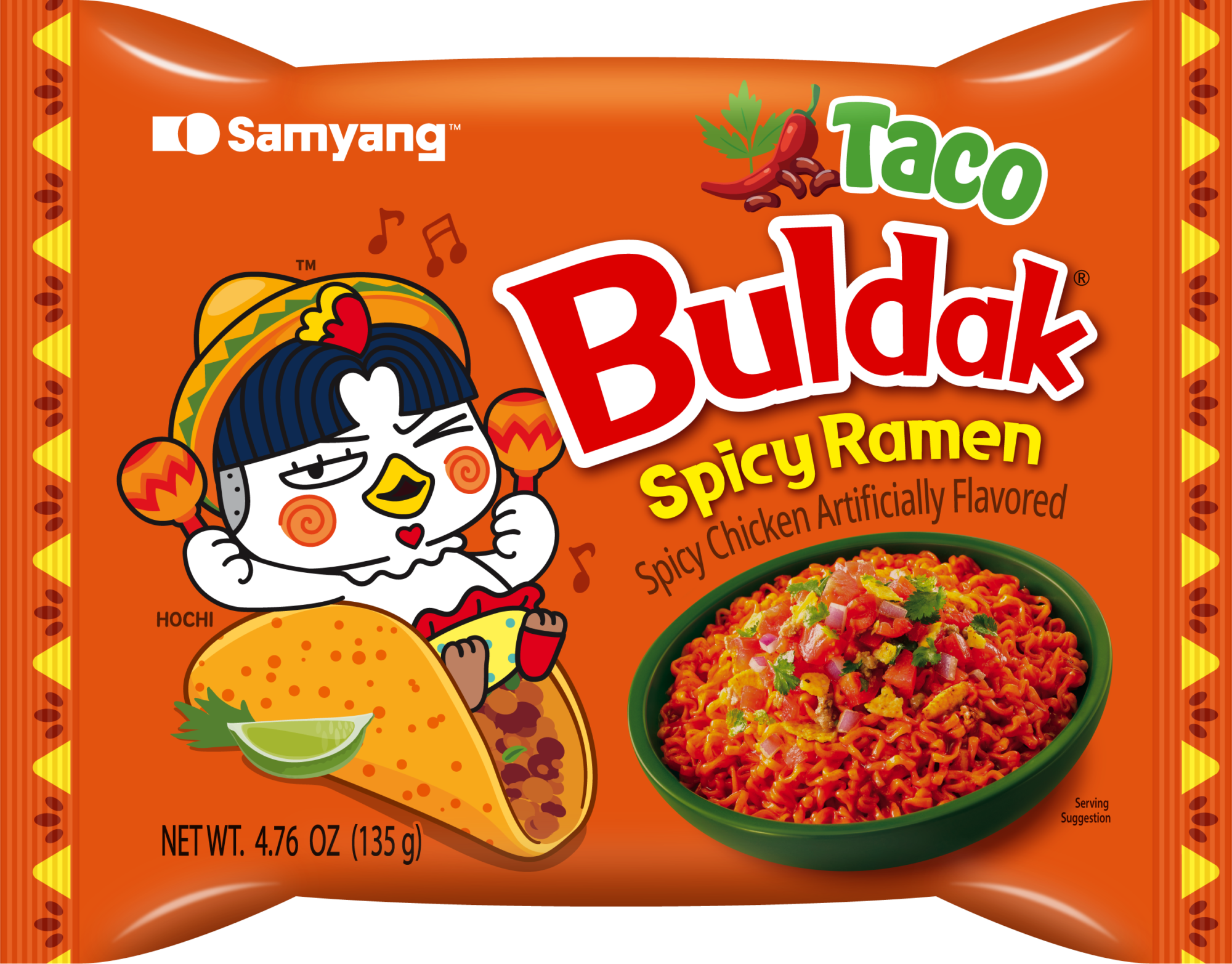 Buldak Ramen Taco