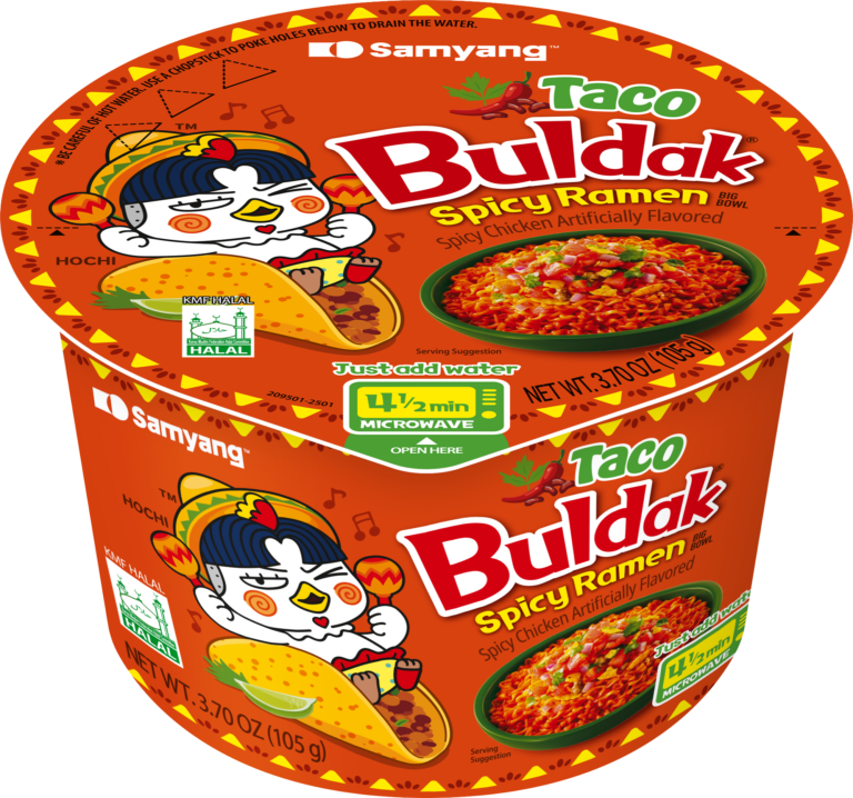 Buldak Ramen Taco Big Bowl 3.7 OZ (105g)