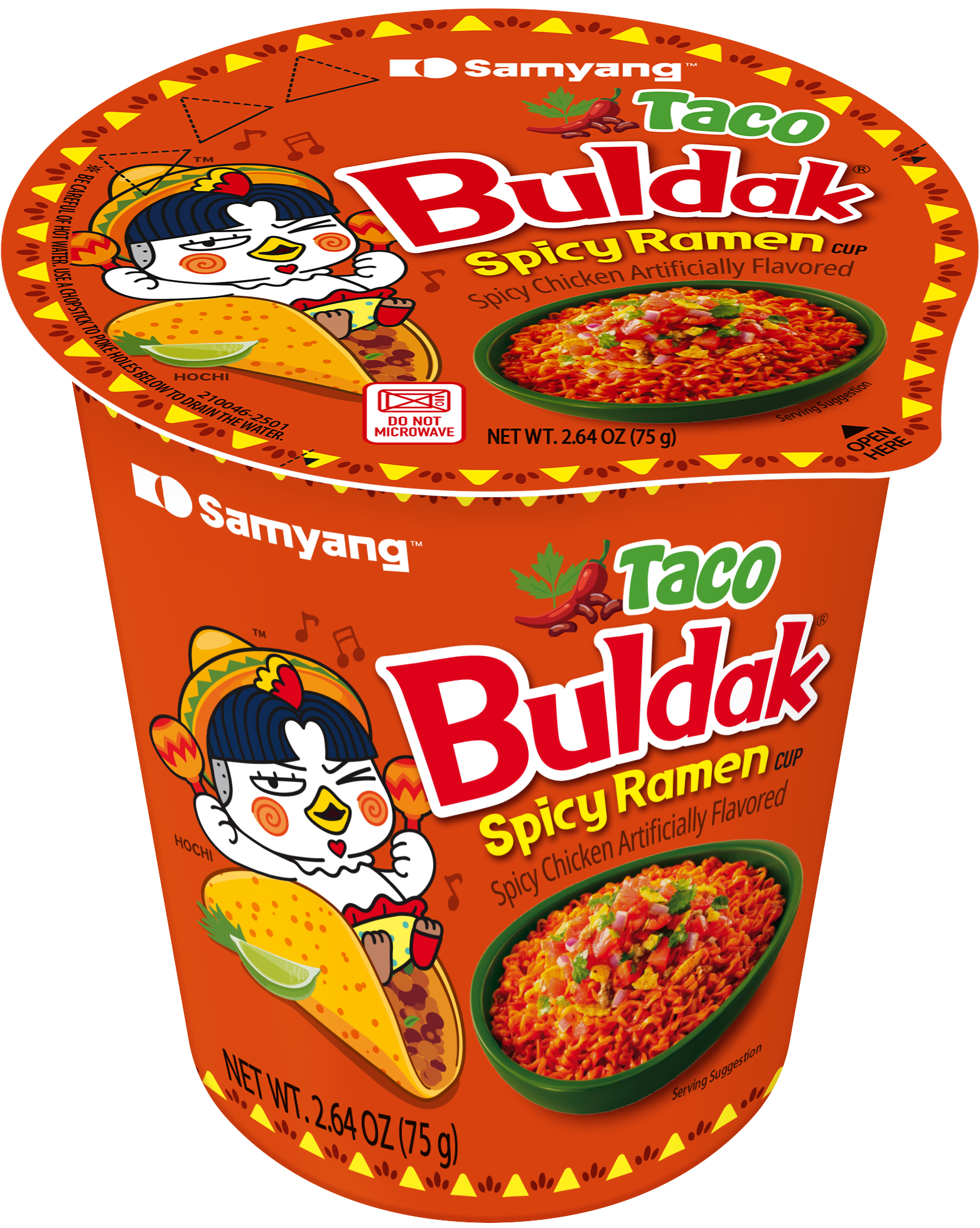 Buldak Ramen Taco Cup