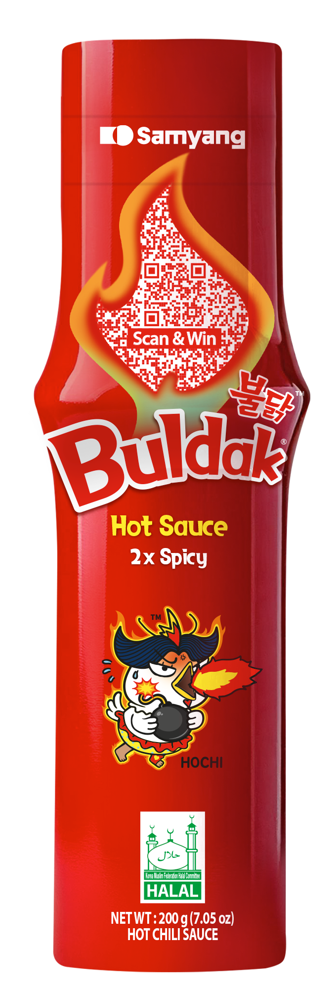 Buldak Hot Sauce Extremely Spicy 200g