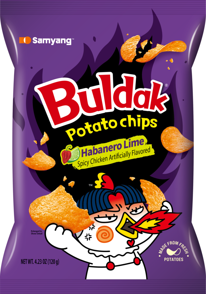 buldak chips Habanero Lime flavor