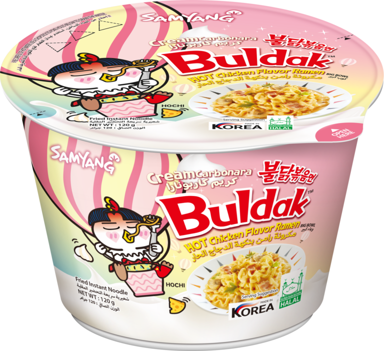 Buldak Ramen Cream Carbonara Big Bowl (120g)
