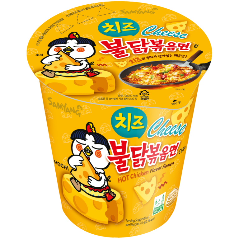 Mì ly khô gà cay vị phô mai Buldak (70g)