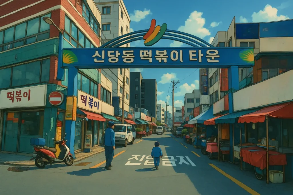 buldak tteokbokki, Tteokbokki restaurant, spicy rice cake, Tteokbokki town, Korean Spicy Food