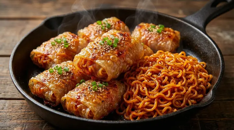 rice paper recipe, spring rolls, rice paper recipe ideas, buldak rice paper, buldak roll