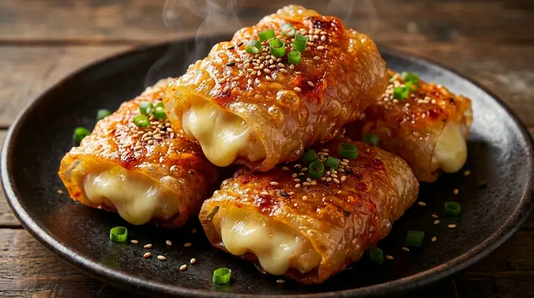 rice paper recipe, spring rolls, rice paper recipe ideas, buldak rice paper, buldak roll