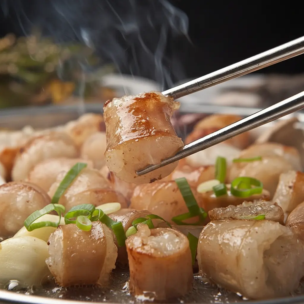 spicy trend, large intestine, daechang, gopchang, buldak sauce, beef intestine, small intestine