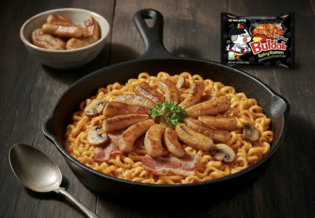 spicy trend, large intestine, daechang, gopchang, buldak sauce, beef intestine, small intestine